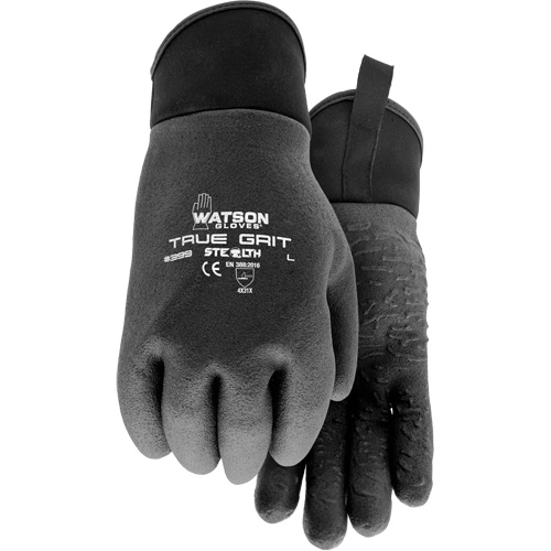 True Grit Coated Gloves, Small, Foam PVC Coating, Nylon Shell Fastek