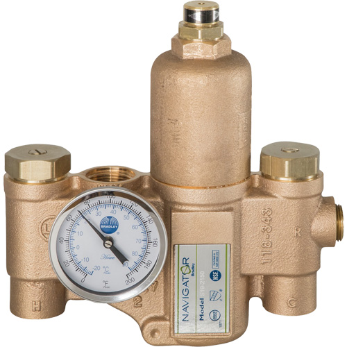 Navigator EFX20 Emergency Fixture Thermostatic Mixing Valve, 30 GPM Fastek