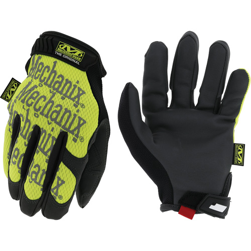 Original&reg; High-Visibility Work Gloves, Synthetic Palm, Size Medium/9 Fastek