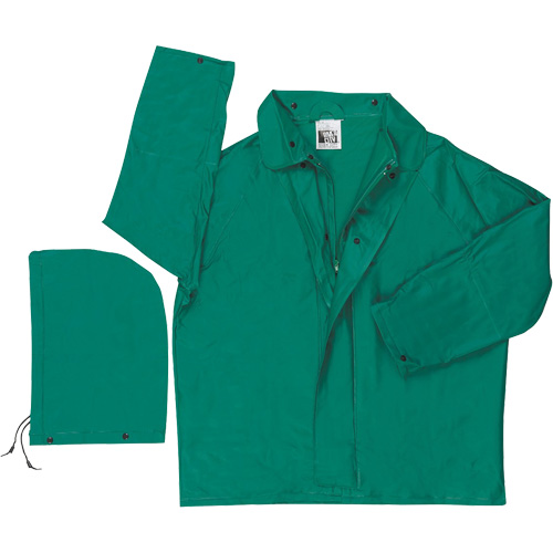 Imperm&eacute;able avec limite dinflammabilit&eacute; Dominator, Polyester/PVC, 3T-Grand, Vert Fastek
