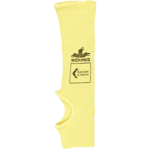 Safety Cut Pro Single-Ply Cut Resistant Sleeve, Kevlar&reg;, 10", ASTM ANSI Level A2, Yellow Fastek