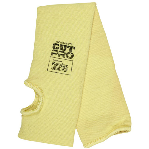Safety Cut Pro Cut Resistant Sleeve, Kevlar&reg;, 18", ASTM ANSI Level A3, Yellow Fastek