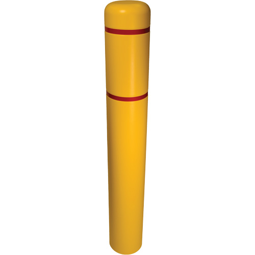 Bollard Cover, 4" Dia. x 54" L, Yellow Fastek