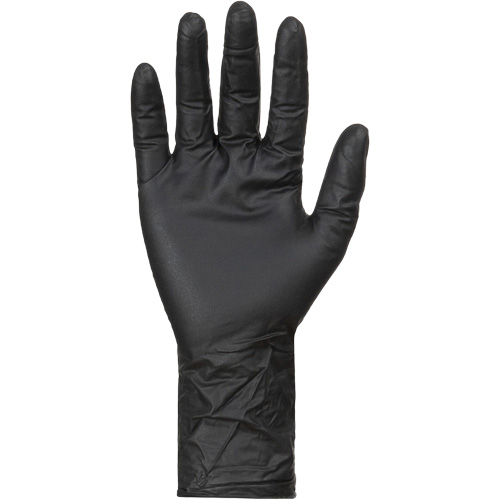 Gants jetables KeepKleen, Petit, Nitrile, 8 mils, Sans poudre, Noir Fastek