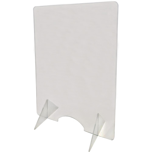 Countertop Safety Shield, 24" W x 32" H Fastek