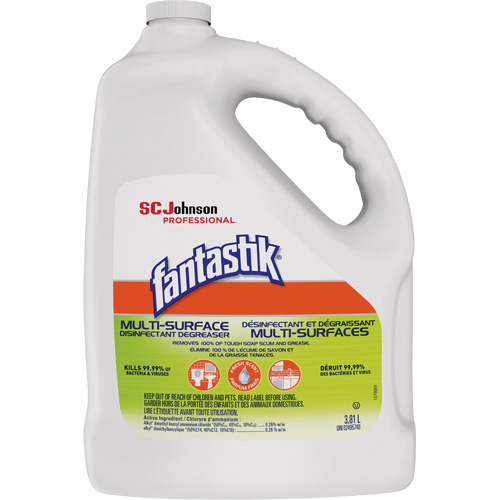 Fantastik&reg; Professional Multi-Surface Disinfectant & Degreaser, 3.78 L, Jug Fastek