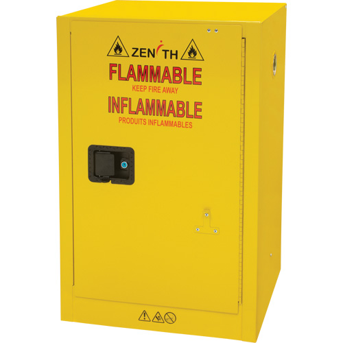 Armoire pour produits inflammables, 12 gal., 1 Porte(s), 23" La x 35" h x 18" p Fastek
