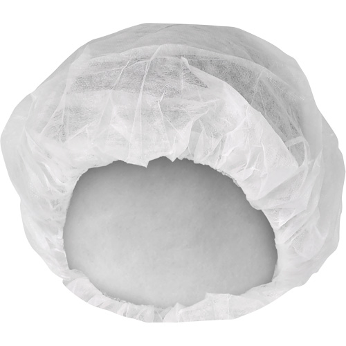 Bonnets bouffants &agrave; usage l&eacute;ger KleenGuard A10, SMMMS, 21", Blanc Fastek