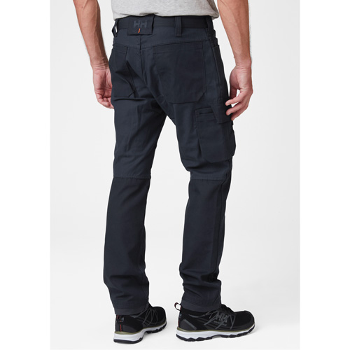 Pantalons d'entretien Oxford, Poly-coton, Bleu marin, Taille 30, Entrejambe 30 Fastek
