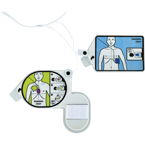 Trainer CPR Uni-Padz&reg; Electrode Replacement Adhesive Gels, Zoll AED 3 For, Non-Medical Fastek