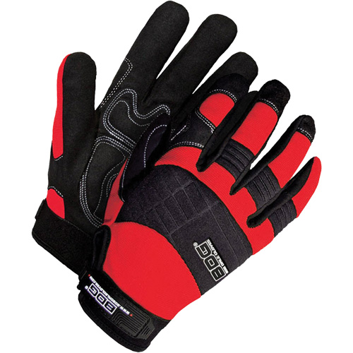 Heavy-Duty Performance Gloves with Padded Palms, Size Small, Synthetic Palm Fastek