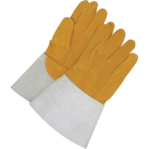Gants de soudage &agrave; l'arc TIG Gander Brand, Cuir de daim refendu, Taille 2T-Grand Fastek