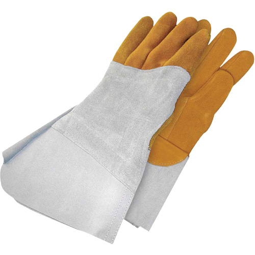 Gander Brand Reverse Grain TIG Welder Gloves, Grain Deerskin, Size 12 Fastek