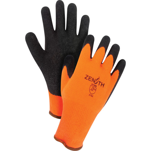 Natural Rubber Winter Gloves, 2X-Large, Latex Coating, 10 Gauge, Polyester/Cotton Shell Fastek