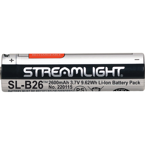 SL-B26&reg; Rechargeable USB Battery Pack, 18650, 3.7 V Fastek