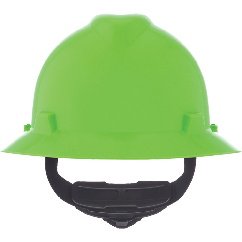 V-Gard&reg; Slotted Full-Brim Hardhat, CSA Type 1, Ratchet Suspension Fastek