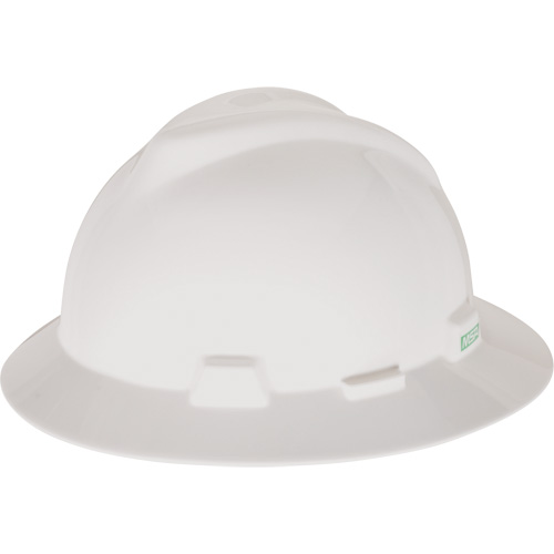 V-Gard&reg; Slotted Full-Brim Hardhat, Pinlock Suspension Fastek