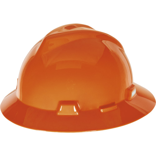 V-Gard&reg; Slotted Full-Brim Hardhat, CSA Type 1, Quick-Slide Suspension Fastek
