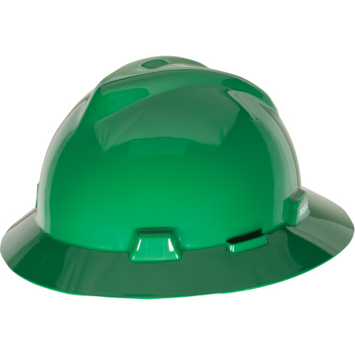 V-Gard&reg; Slotted Full-Brim Hardhat, CSA Type 1, Quick-Slide Suspension Fastek
