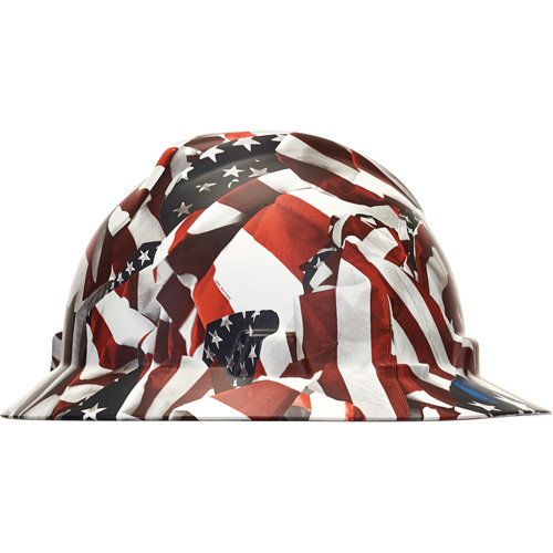 V-Gard&reg; Hydro Dip Full Brim Hard Hat, Ratchet Suspension, ANSI Type I/CSA Type 1 Fastek