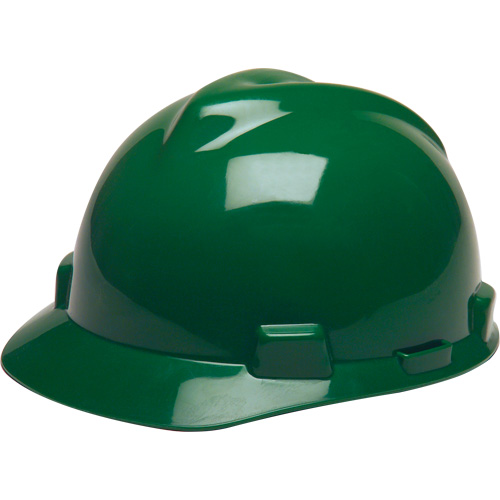 V-Gard&reg; GREEN Slotted Hard Hat, CSA Type 1, Ratchet Suspension Fastek