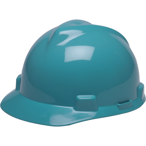 Casque de s&eacute;curit&eacute; avec rainures GREEN V-Gard, CSA type 1, Suspension Rochet Fastek