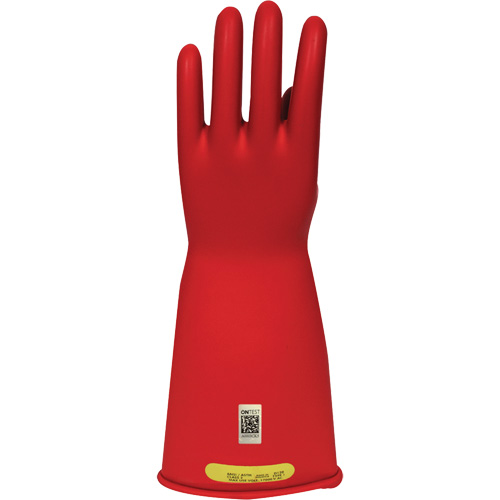 Gants en caoutchouc pour travaux &eacute;lectriques Arcguard, Taille 8, 10" lo Fastek