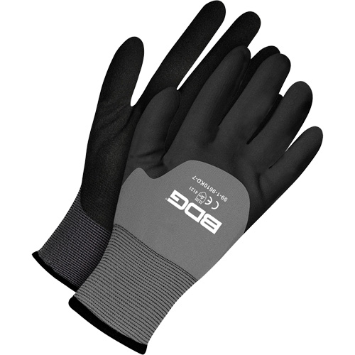 X-Site Coated Gloves, 6, Nitrile Coating, 15 Gauge, Nylon/Spandex Shell Fastek