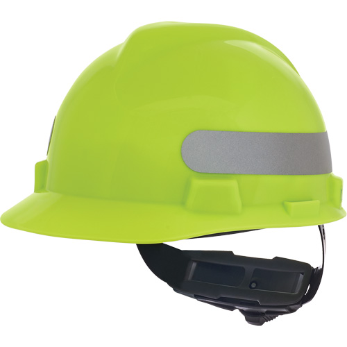 V-Gard&reg; Slotted Hard Hat, ANSI Type I/CSA Type 1, Ratchet Suspension Fastek