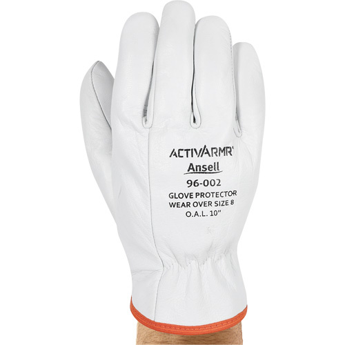 96-002 Low Voltage Leather Protector Gloves, Size 7, 10" L Fastek