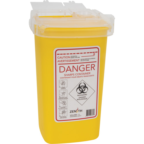 Sharps Container, 1 L Capacity Fastek