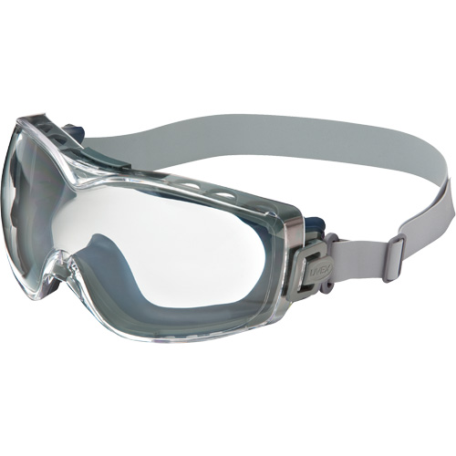 Lunettes de s&eacute;curit&eacute; &agrave; coques Uvex HydroShield Stealth OTG, Lentille Transparent, Antibu&eacute;e/Anti-&eacute;gratignures, Ventilation Indirecte Fastek