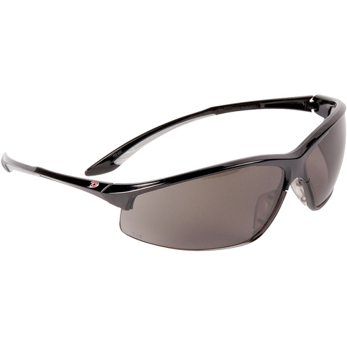 Dynamic Hummingbird Semi-Rimless Safety Glasses, Smoke Lens, Anti-Fog, ANSI Z87+/Meets/Exceeds CSA Z94.3 Fastek