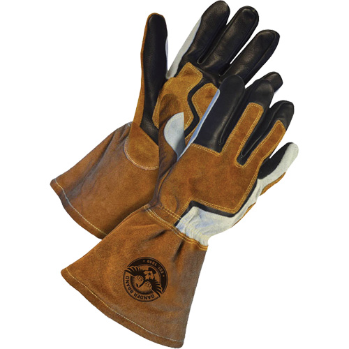 Gander Brand MIG Welder's Gloves, Grain Cowhide, Size X-Small Fastek