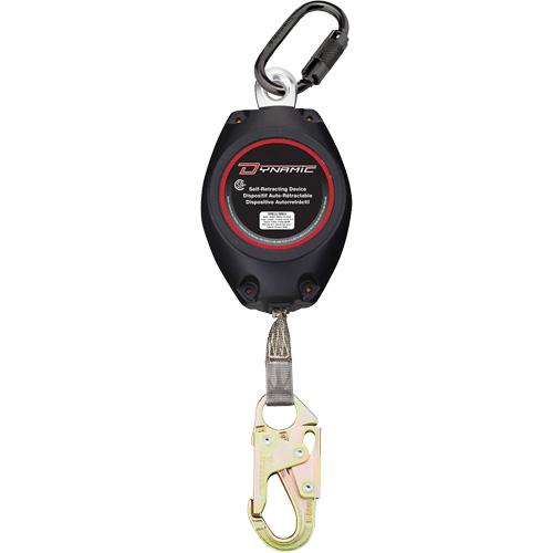 Dynamic Self-Retracting Lifeline, 20', Dyneema&reg;, Swivel Fastek