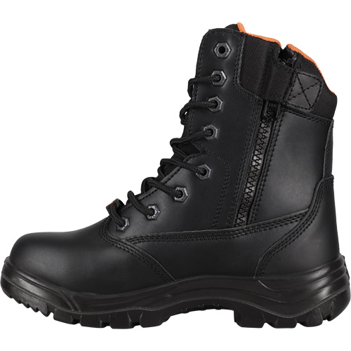 Safety Boots, Leather, Steel Toe, Size 6, Impermeable Fastek