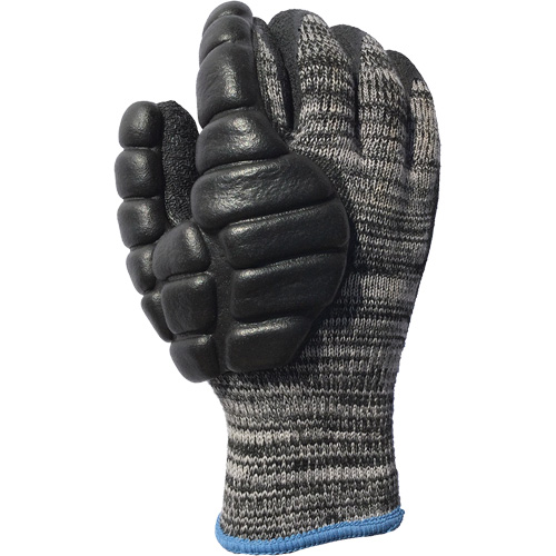Gants antichocs enduits pour le martelage, 8/Moyen, Paume en Synth&eacute;tique, Poignet &eacute;lastique Fastek
