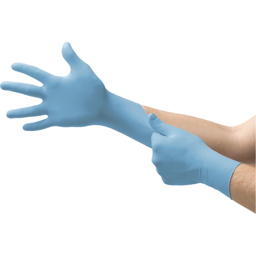 N20 Disposable Gloves, Small, Nitrile, 4.7-mil, Powder-Free, Blue Fastek