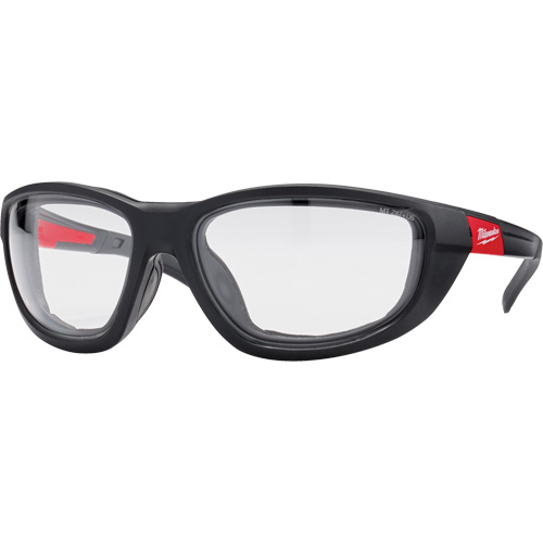 Performance Safety Glasses with Gasket, Clear Lens, Anti-Fog/Anti-Scratch, ANSI Z87+/Meets/Exceeds CSA Z94.3 Fastek