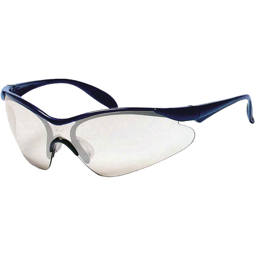 Miranda Safety Glasses, Blue Mirror Lens, Anti-Scratch, Meets/Exceeds CSA Z94.3 Fastek
