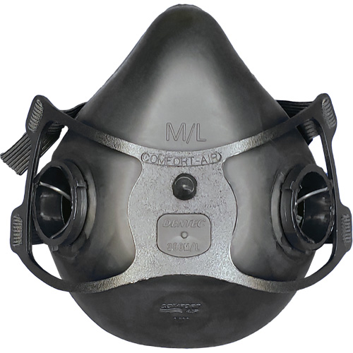 Comfort-Air&reg; 400Nx Half Mask without Exhalation Valve, Elastomer/Rubber, Small/Medium Fastek