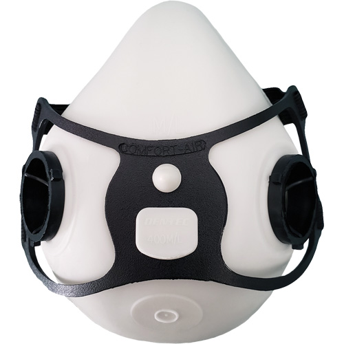 Comfort-Air&reg; 400Nx Half Mask without Exhalation Valve, Elastomer/Rubber, Medium/Large Fastek
