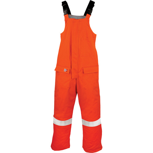 Westex UltraSoft&reg; AllOut Quilt Lined Winter Bib Overall, Medium (Tall), High Visibility Orange Fastek