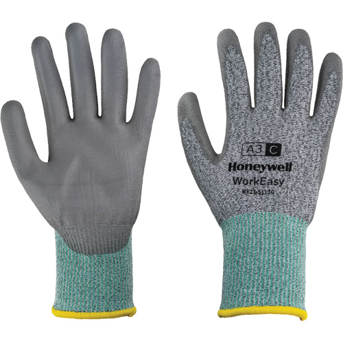 Gants de protection contre les coupures WorkEasy, Taille 6/T-petit, Calibre 13, Rev&ecirc;tement Polyur&eacute;thane, Enveloppe en PEHP/Fibre de verre, ASTM ANSI niveau A3/EN 388 niveau C Fastek