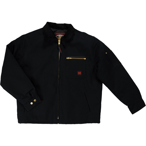 Duck Chore Jacket, Men's, Small, Black Fastek