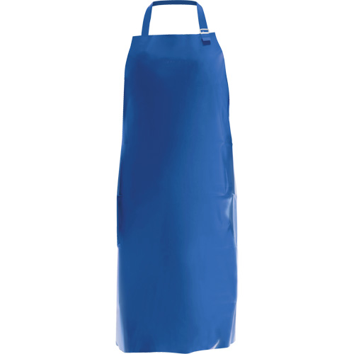 Endurosaf Bib Apron, Polyurethane, 50" L x 34" W, Blue Fastek