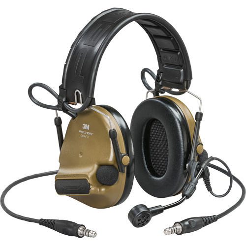 Peltor ComTac VI NIB Dual Lead Headset with Arc, Headband Style, 23 dB Fastek