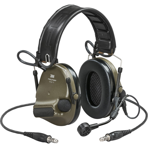 Peltor ComTac VI NIB Dual Lead Headset with Arc, Headband Style, 23 dB Fastek
