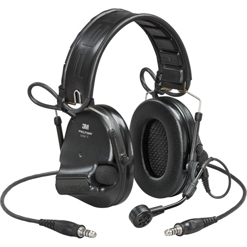 Peltor ComTac VI NIB Dual Lead Headset with Arc, Headband Style, 23 dB Fastek