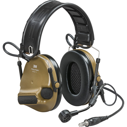 Peltor ComTac VI NIB Single Lead Headset with Arc, Headband Style, 23 dB Fastek